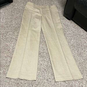 Teenflo 96% wool Beige Wide-Leg flare Trousers